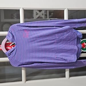 Childrens Vineyard vines light pullover hooded shirt small 7-8